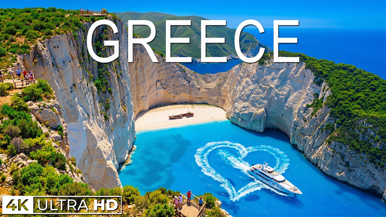 Greece 4K Drone Footage | This Looks FAKE, Navagio Beach & Unreal Blue Paradise