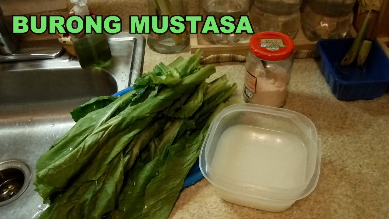 BURONG MUSTASA/PICKLED MUSTARD LEAVES