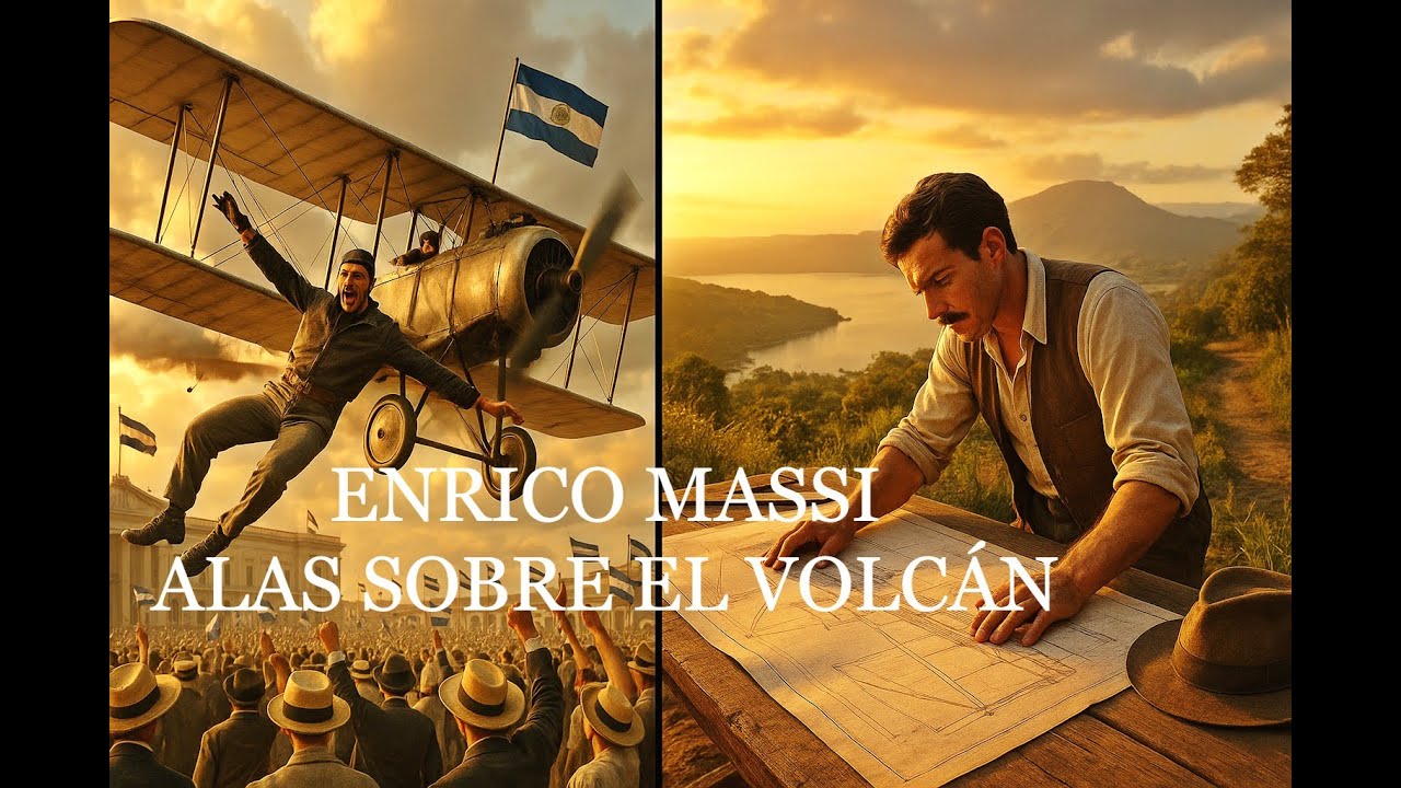 ENRICO MASSIALAS SOBRE EL VOLCÁN