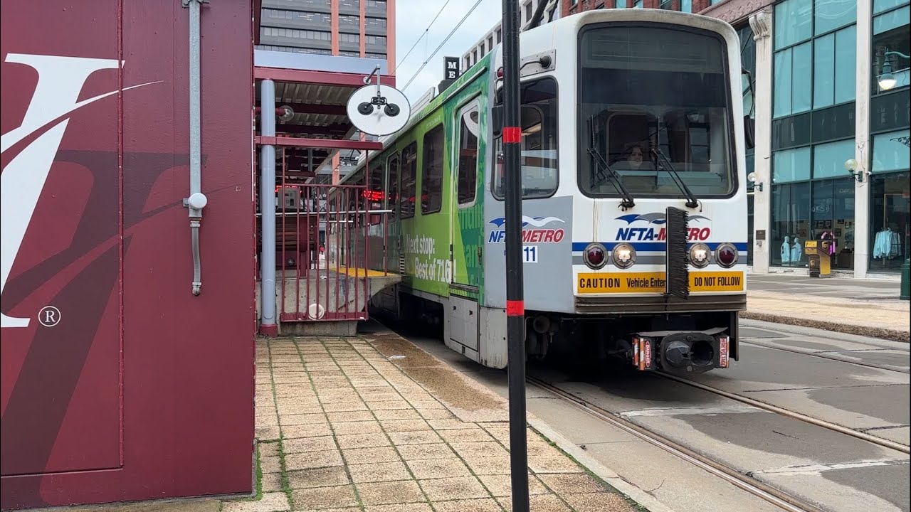Riding The NFTA Metro Rail in Buffalo Ny