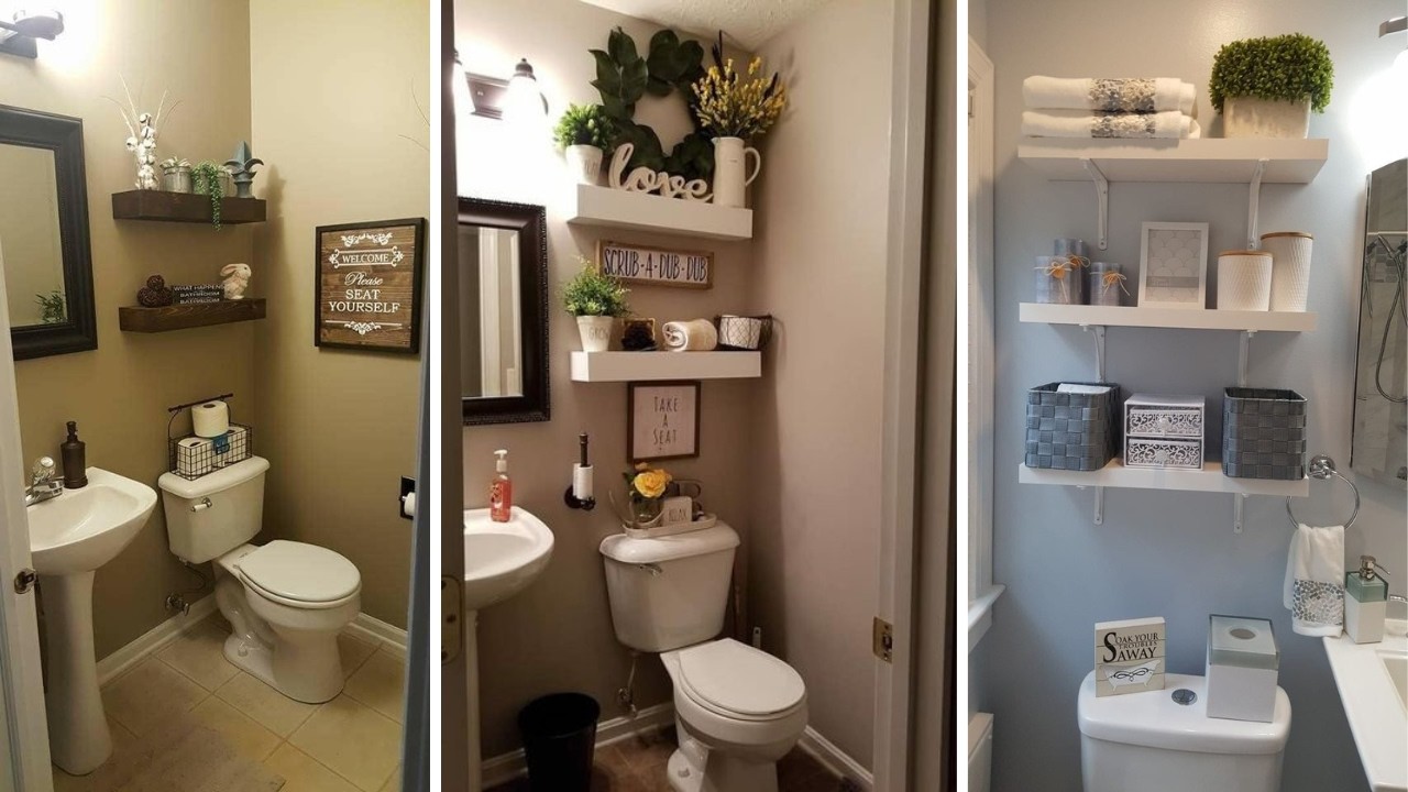 +177 iDEAS para DECORAR y ORGANIZAR BA&Ntilde;OS PEQUE&Ntilde;OS, aprovechando cada rinc&oacute;n de forma inteligente