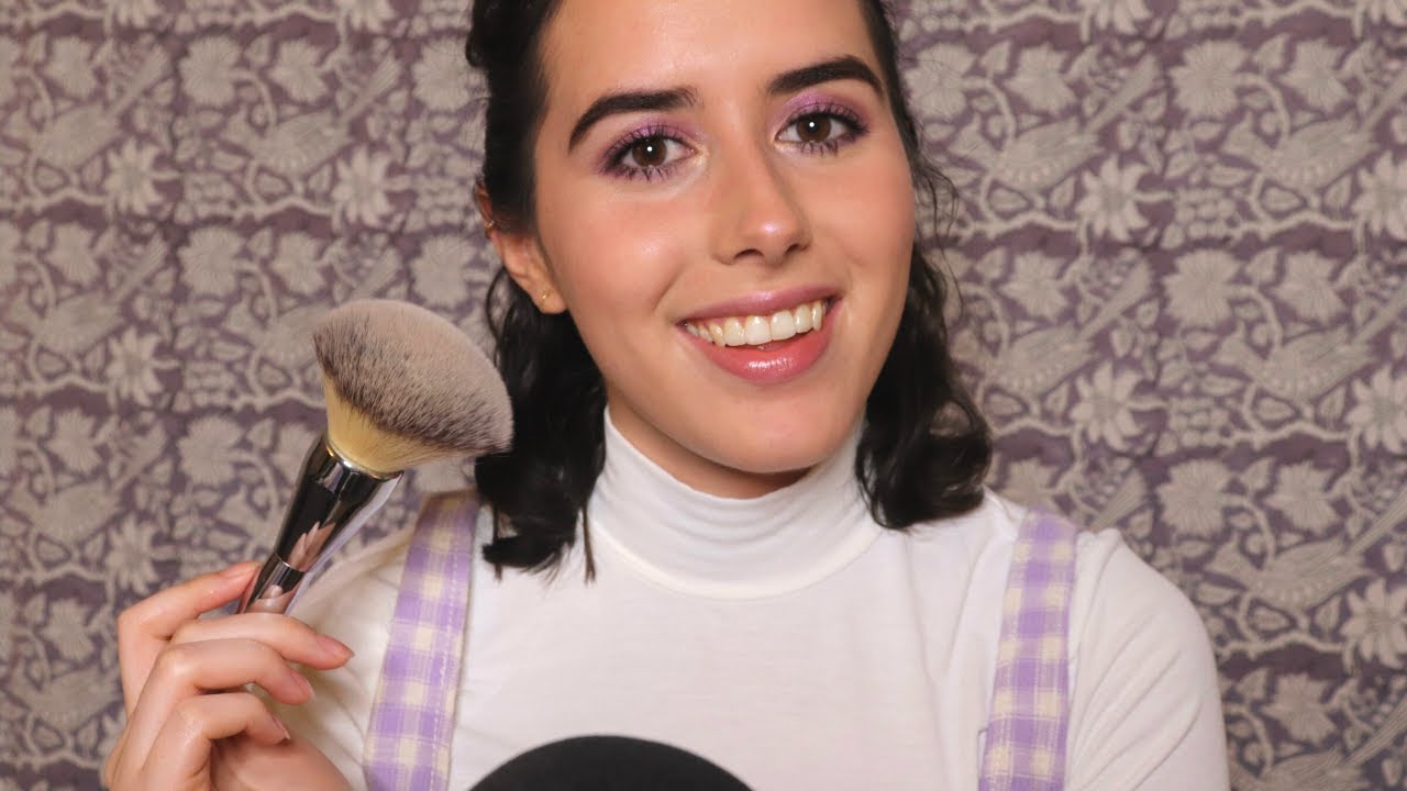 ASMR⼁DOING MY MAKEUP (Whisper, GRWM, Makeup Rummaging, Tapping, Close Whisper)