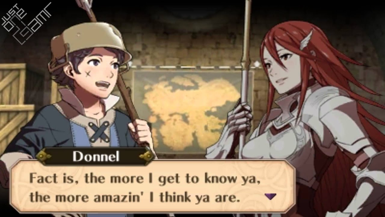 Fire Emblem Awakening - Donnel & Cordelia Support Conversations