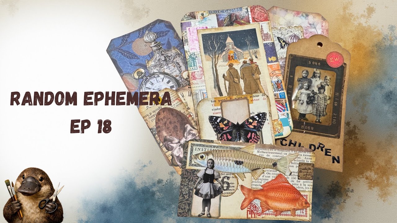 Random Ephemera! Yep 18 #craftwithme #junkjournal #junkjournaling #junkjournalephemera 
