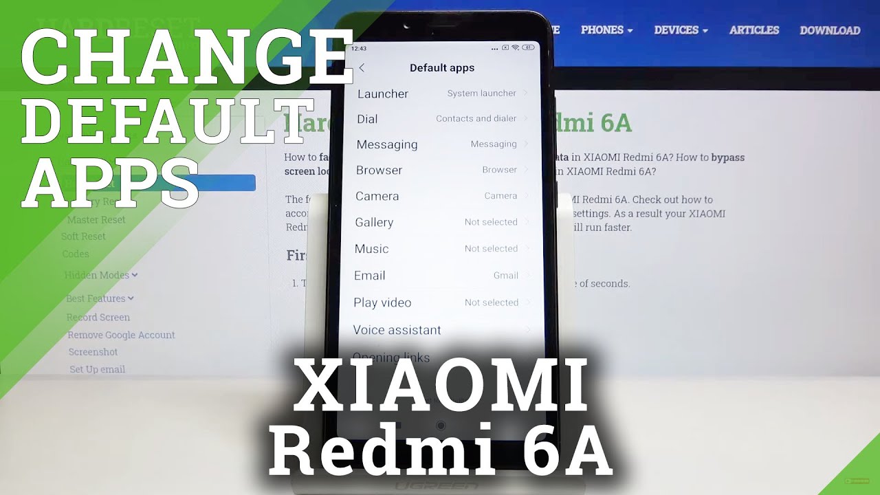 How to Set App as Defaults in XIAOMI REDMI 6A &ndash; Find Defaults List