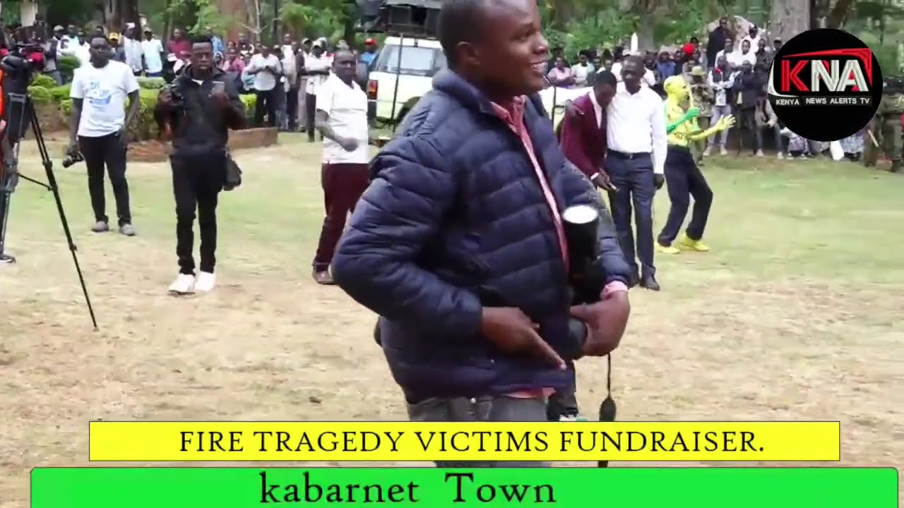 LIVE: OSCAR SUDI AND OTHER UDA TROOPS IN FIRE TRAGEDY VICTIMS FUNDRAISE
