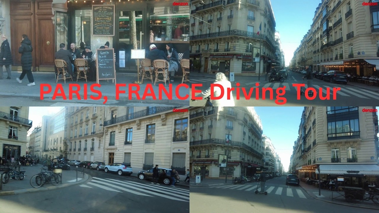 Paris,France Driving Tour
