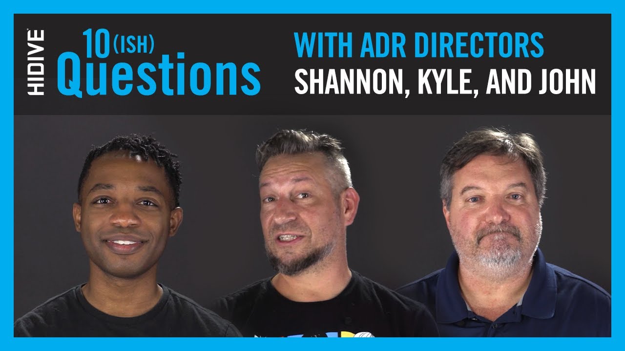 10(ish) Questions with Sentai ADR Directors Shannon, Kyle & John