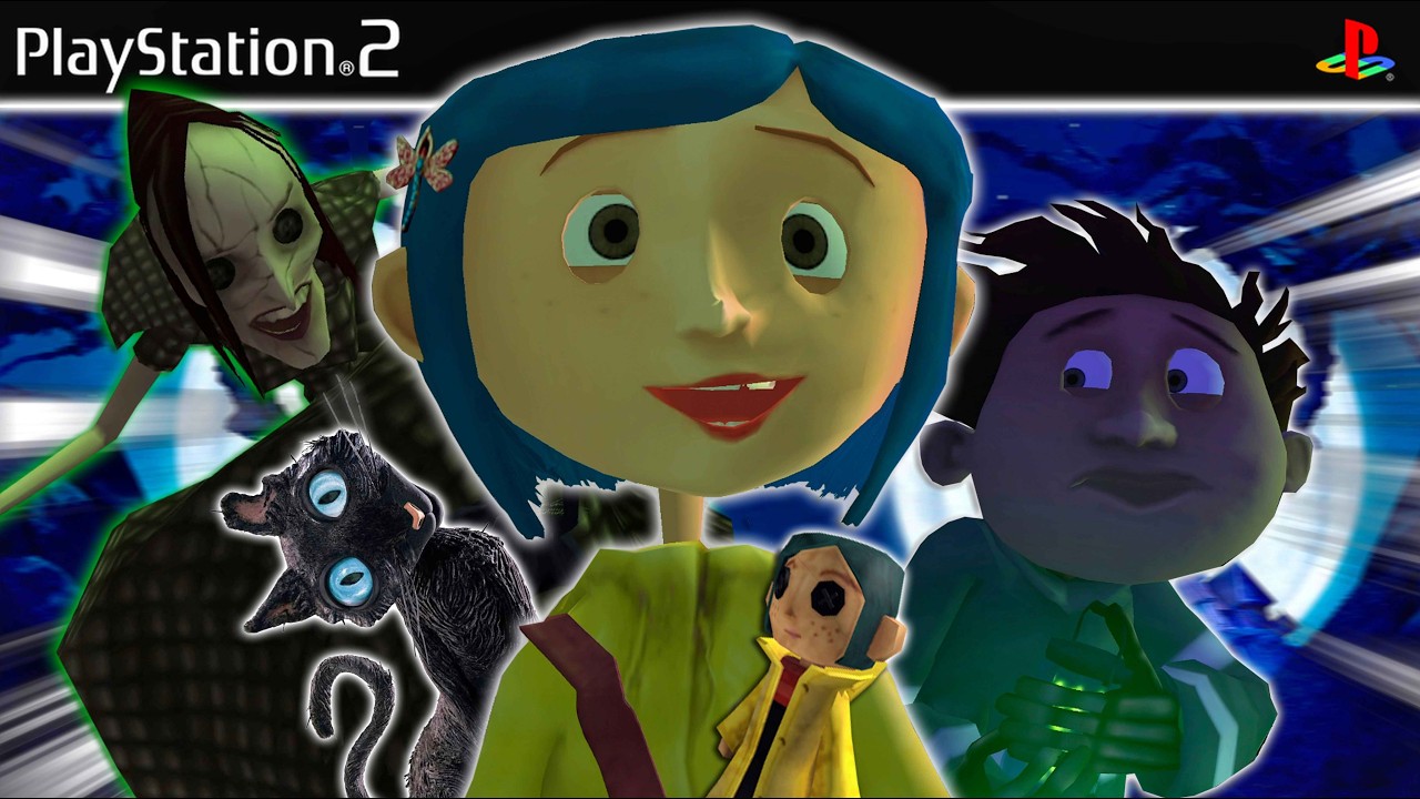 CORALINE para PS2 es más TURBIO que la PELICULA
