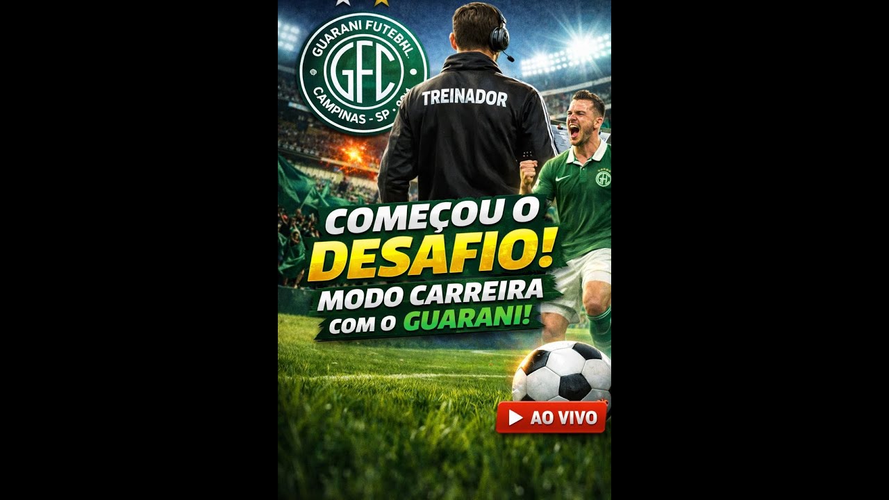 GUARANI RUMO À SÉRIE B! Começa a Missão | FC 26 Modo Carreira #01