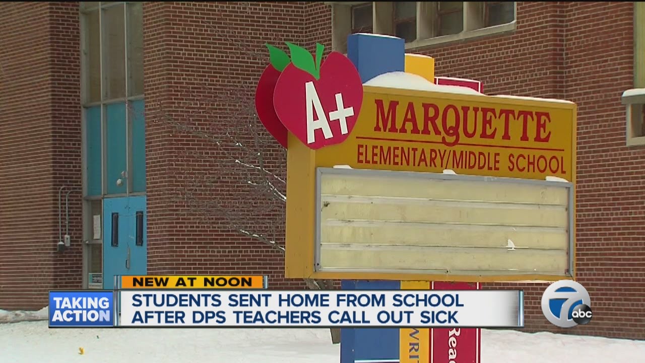 Students sent home from school after DPS teachers call out sick