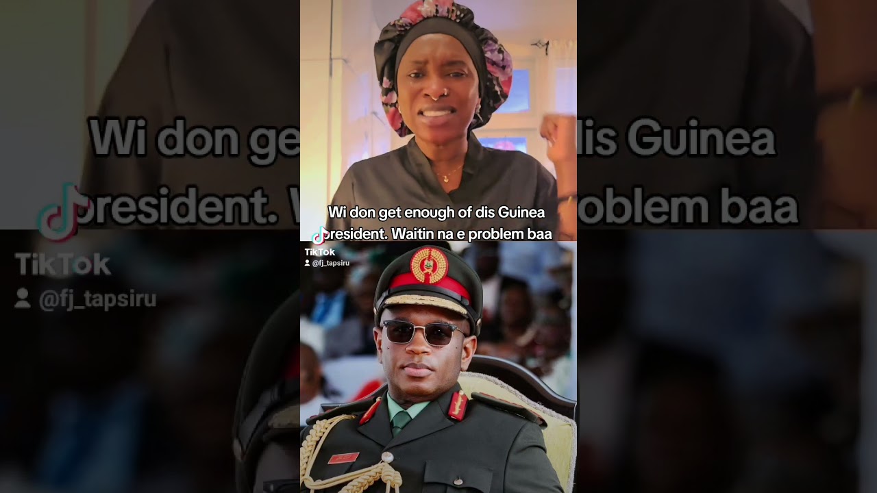 Wi don get enough of dis Guinea president. Waitin na e problem baa 