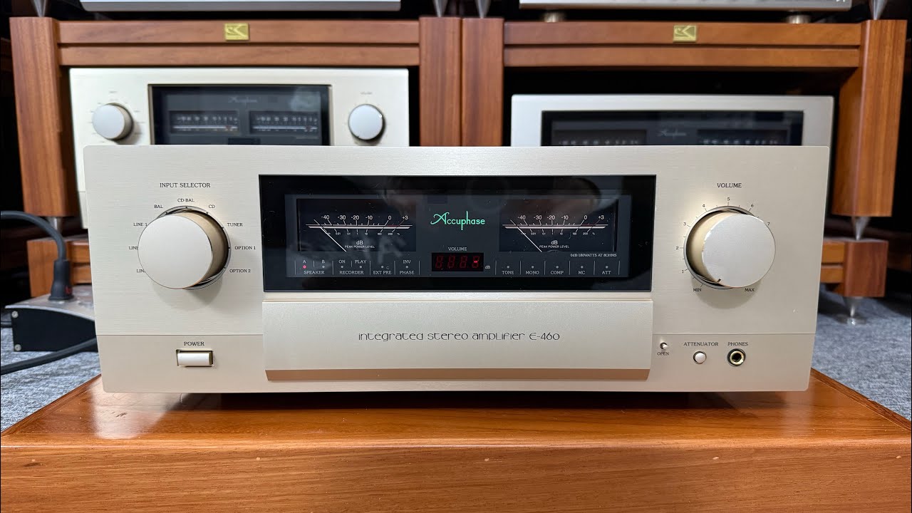💯ĐẸP như NEW⛔️Chiếc Amply cập bến cuối năm Accuphase E460 xuất sắc