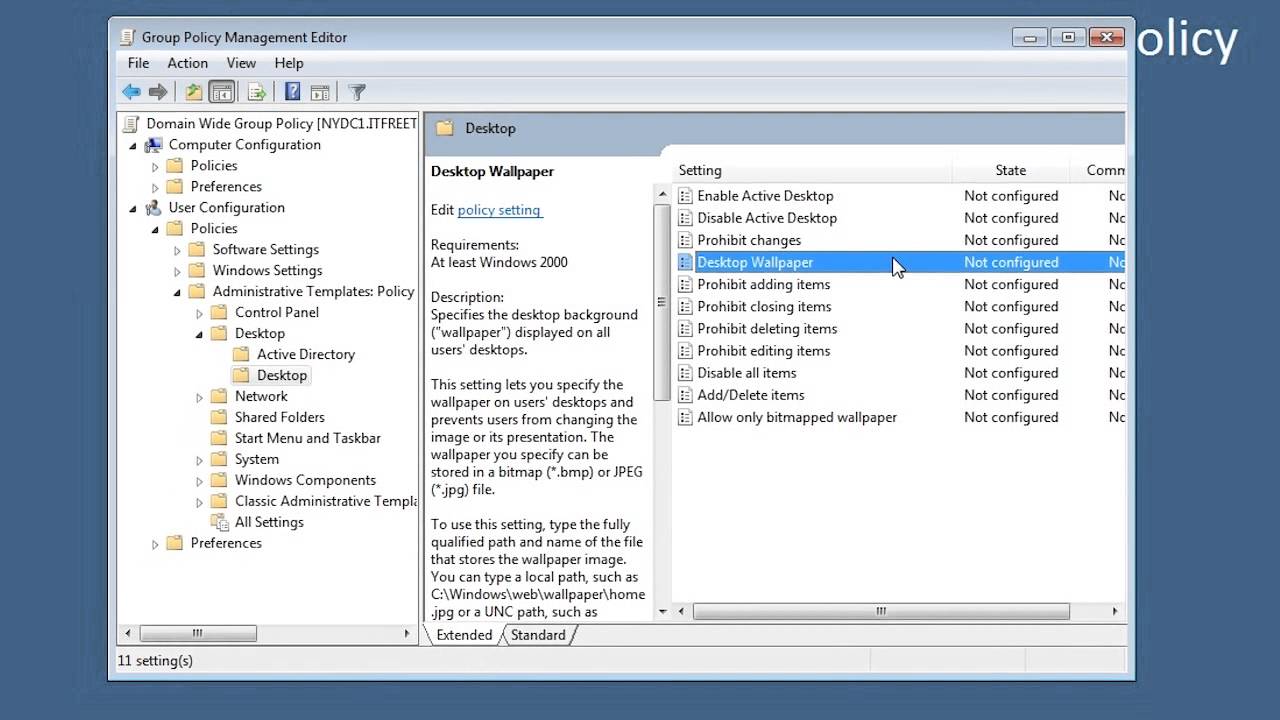 MCITP 70-640: Group Policy Processing Order