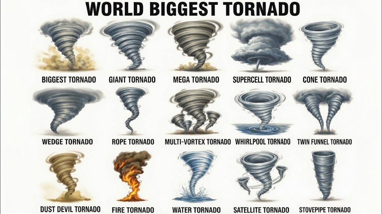 🌪️ World’s BIGGEST Tornado Ever Caught on Camera!