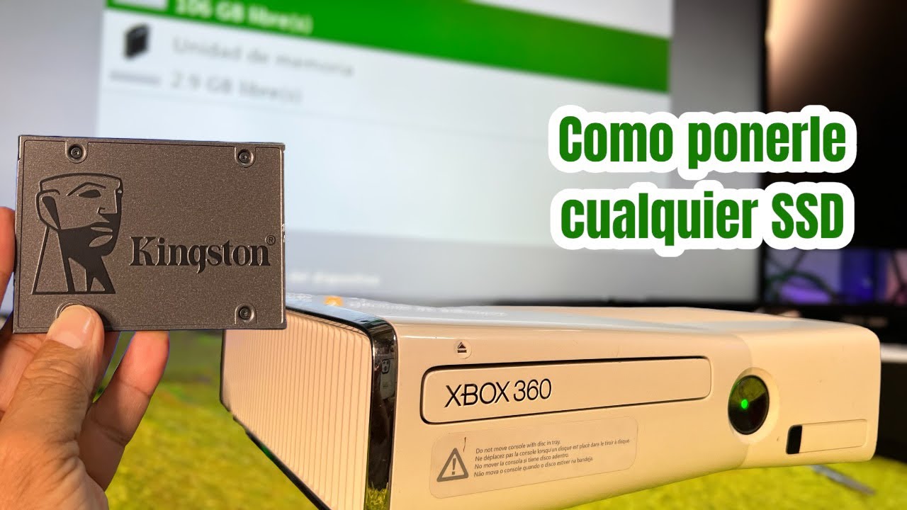 Xbox 360 Slim / cómo ponerle cualquier SSD ?