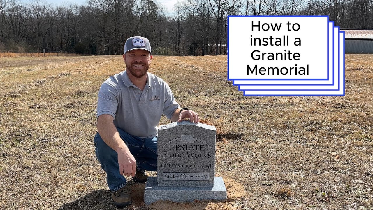 How to Install a Granite Memorial Headstone in the Cemetery