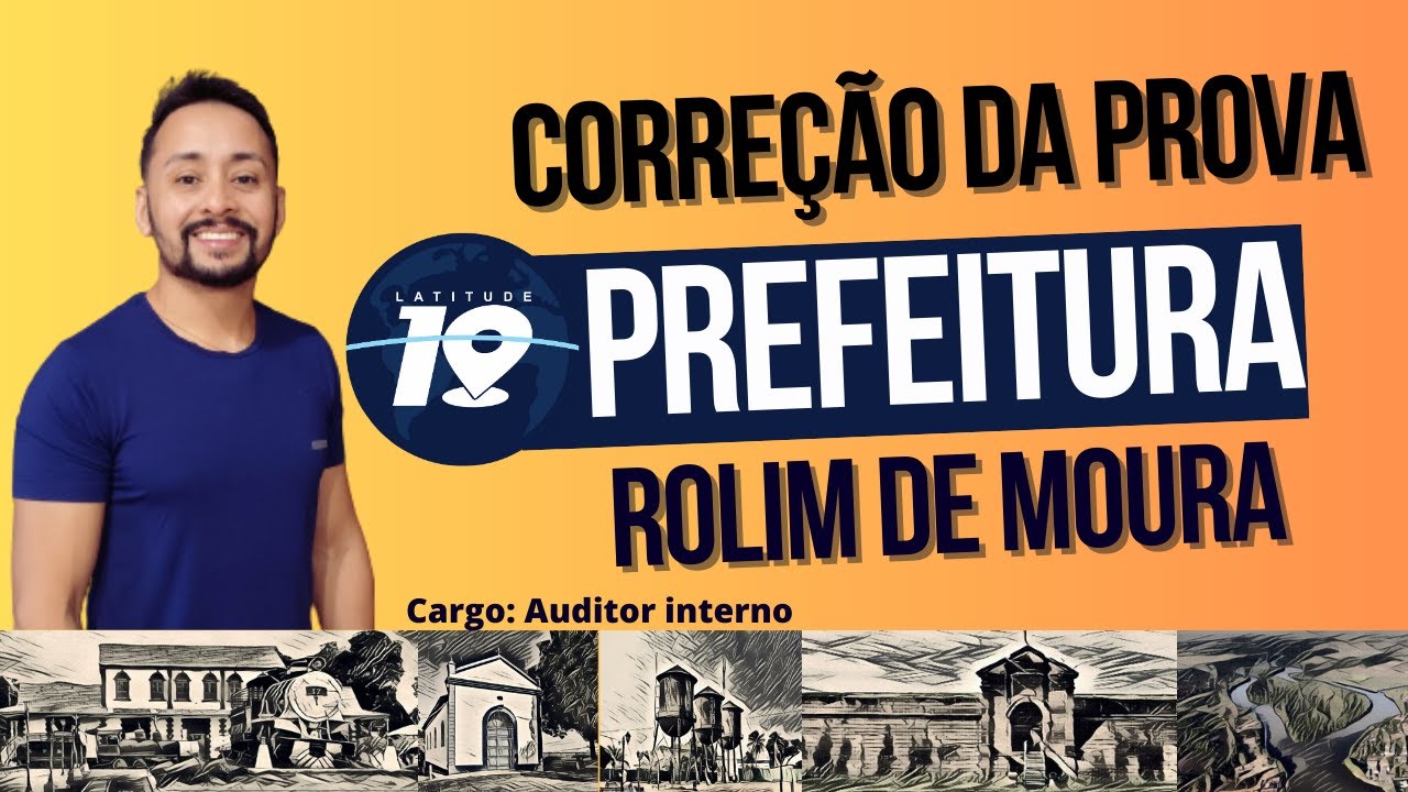 CORREÇÃO GEOGRAFIA E HISTÓRIA DE RONDÔNIA - CONCURSO ROLIM DE MOURA - CARGO AUDITOR INTERNO 2024
