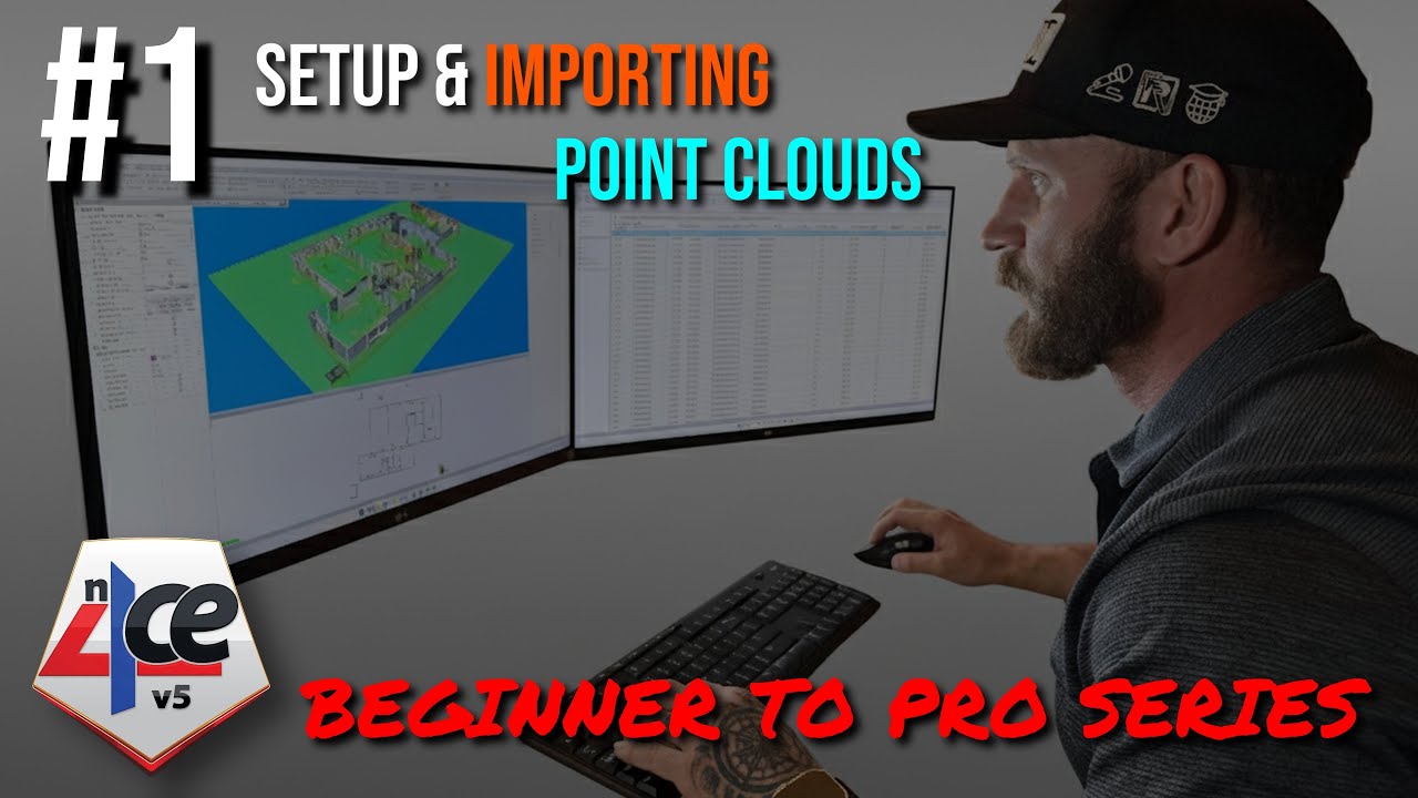 Importing Point Cloud Data & Setting up a Project in N4ce