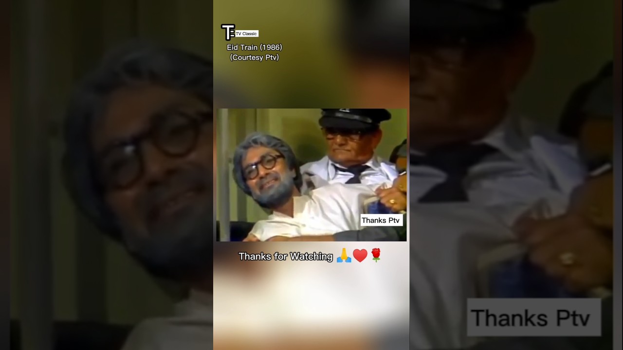 Eid Train | Last Part | Moin Akhtar Comedy Drama | Ptv Old Drama Eid Train