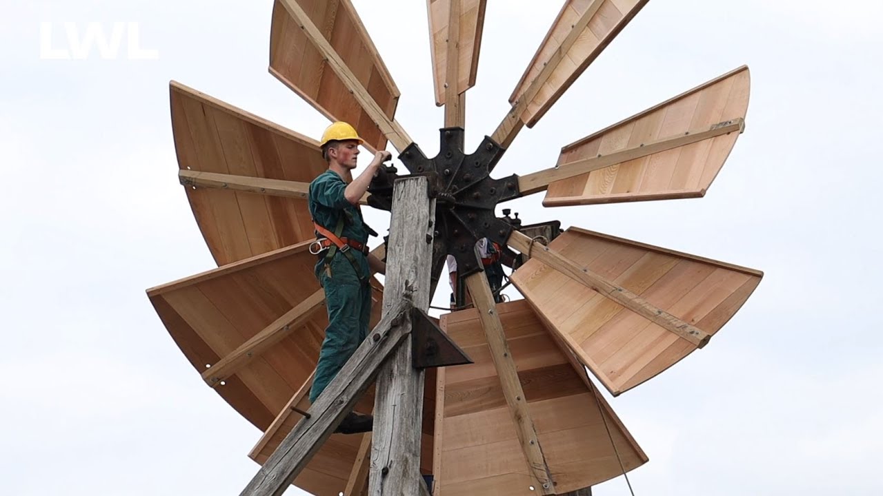 Unsere Windmühle zieht um – Einbau der Windrose