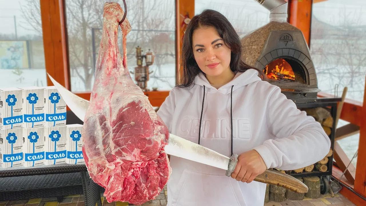 Roasting a Leg of Lamb in the Oven with 22 lbs of Salt—Ultimate Winter Recipe!