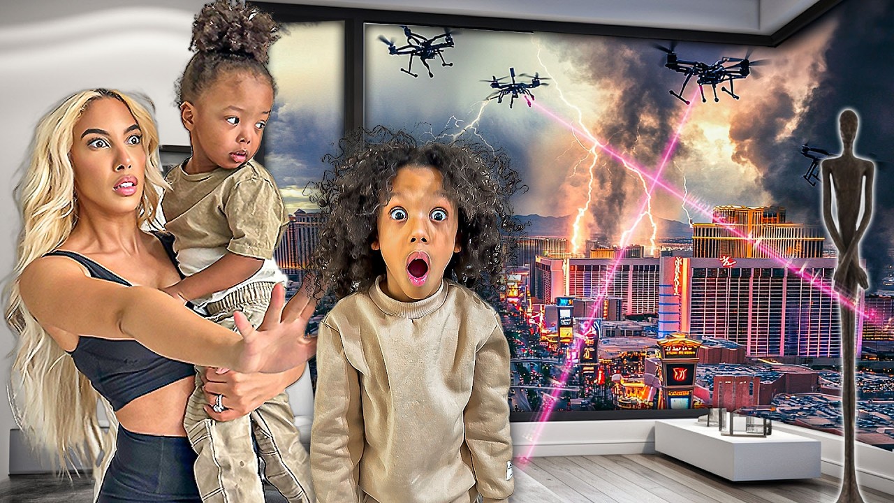 We SURVIVED a UAP DRONE Attack in the BACKYARD of Our DREAM HOME! Scary