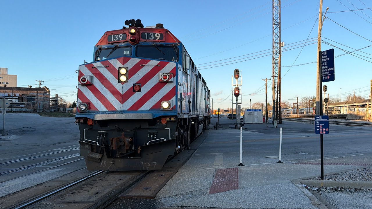 The Complete Metra Evening Rush Hour At Blue Island On March 13, 2026