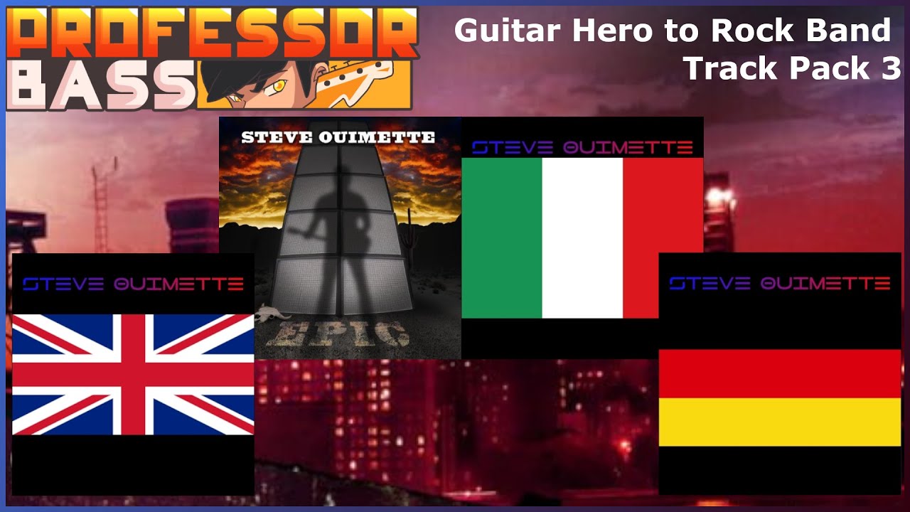 Professor Bass Charts Custom Pack Release (Guitar Hero to Rock Band Track Pack 3)