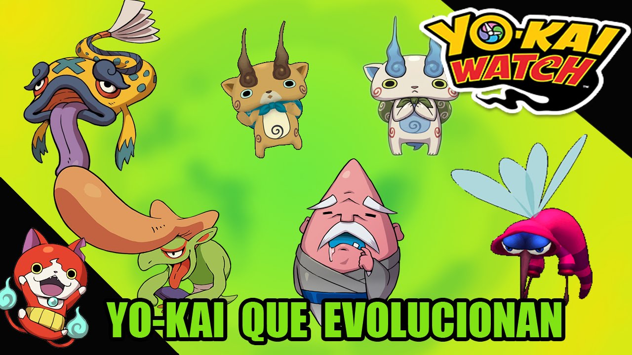 Yo-Kai Watch para 3DS: Yo-kai que evolucionan