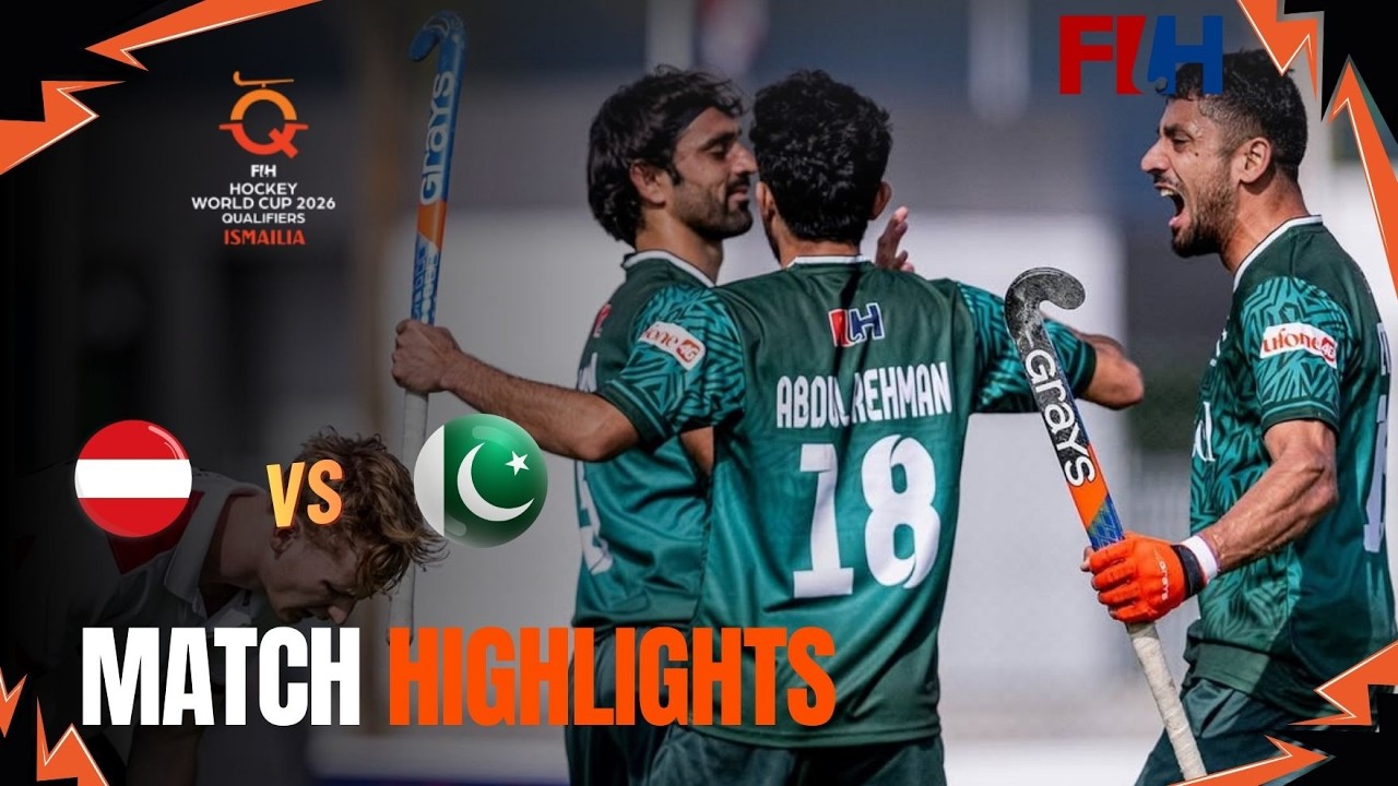 Pakistan Vs Austria Hockey Match Highlights | FIH Hockey World Cup 2026 Qualifiers | Road to WC26