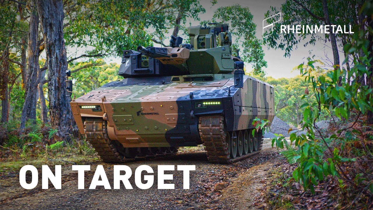 Rheinmetall Lynx in motion &ndash; Live firing