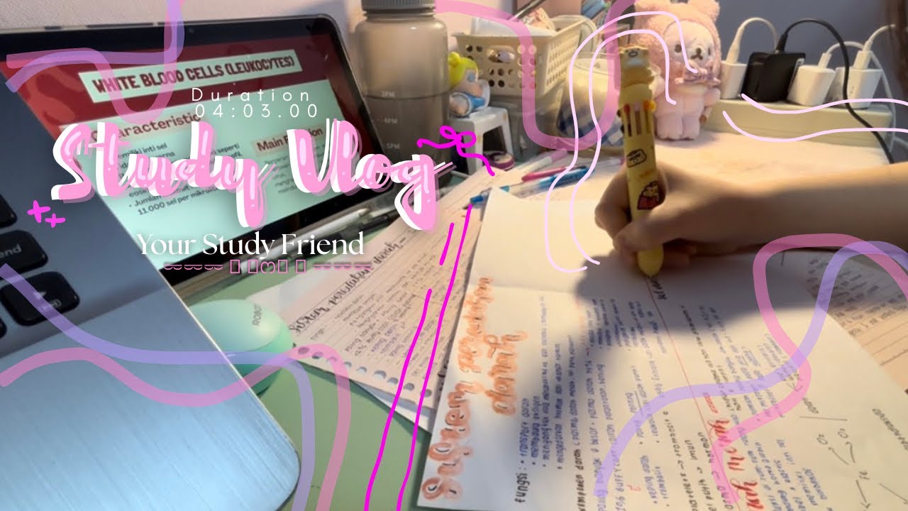STUDY VLOG & YOUR STUDY FRIEND! first video 🤍