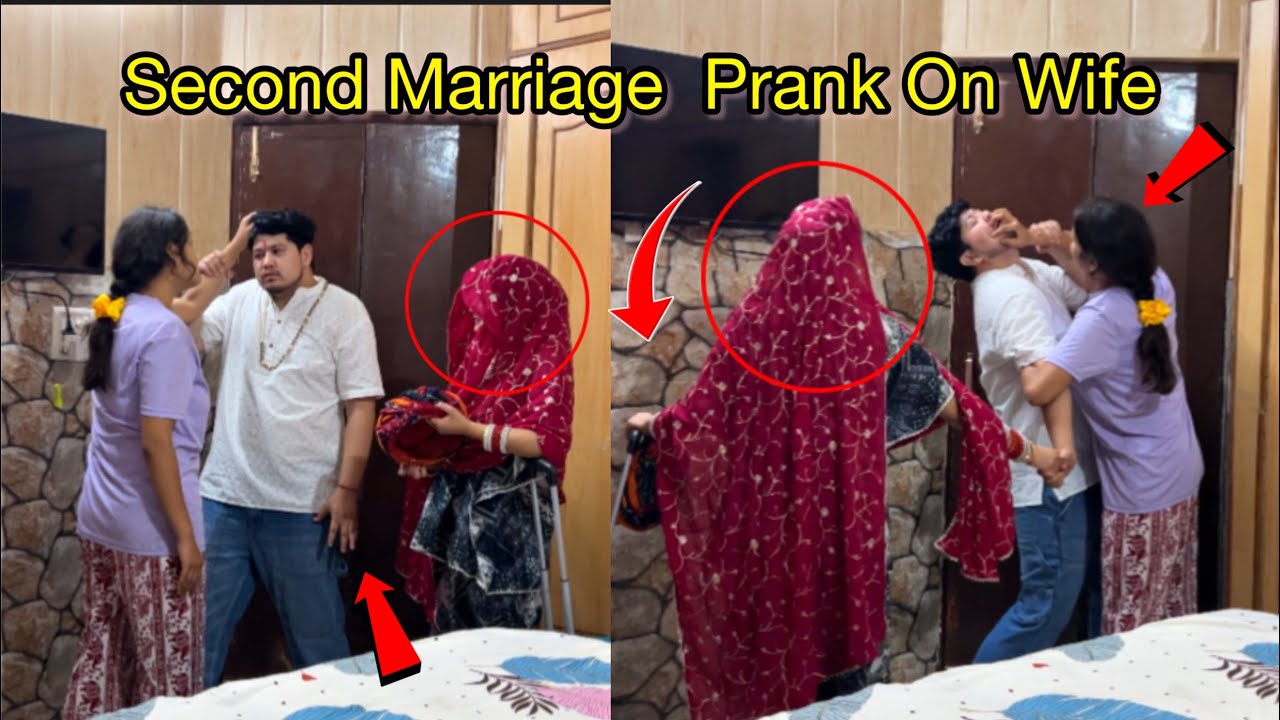 Second Marriage  Prank On Wife #nikkrichavlogs