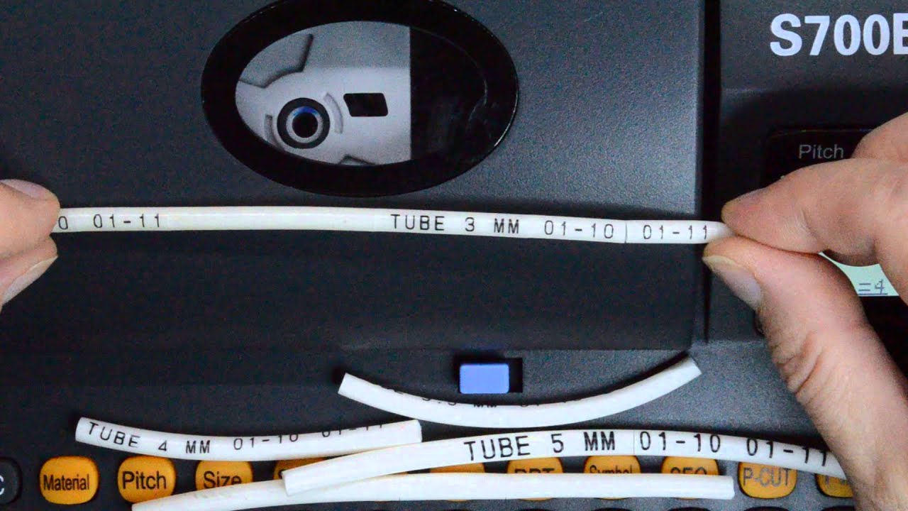 BioVin S700E tube printer test PVC tube best