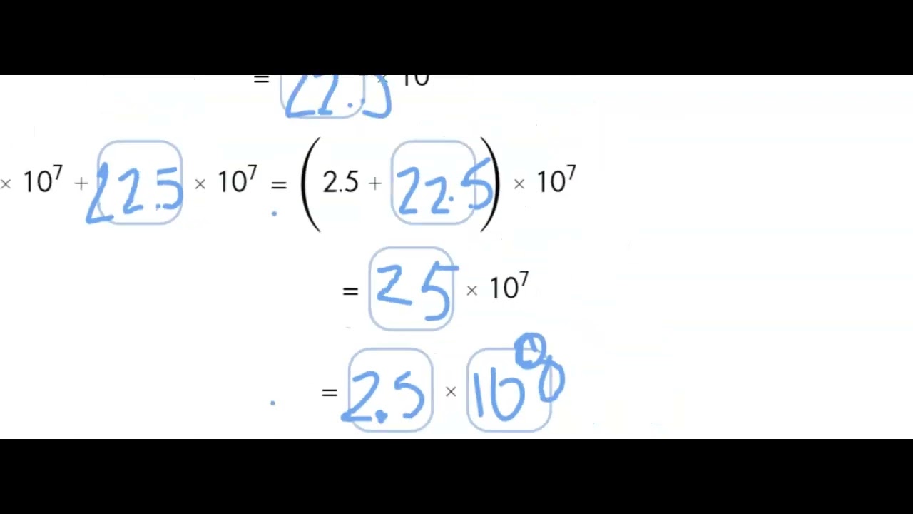 2.6 Operations with Numbers in Scientific Notation