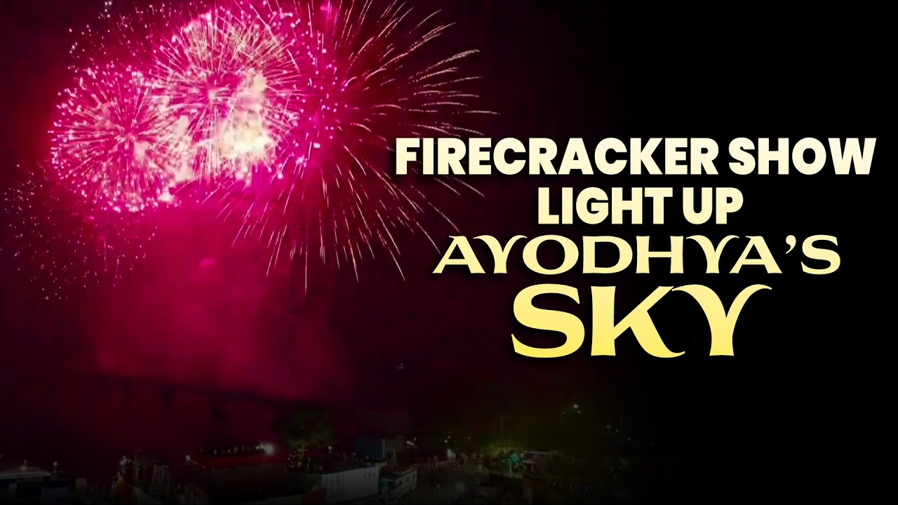Deepotsav 2025 LIVE: Mesmerizing Firecracker Show Light Up Ayodhya&rsquo;s Sky