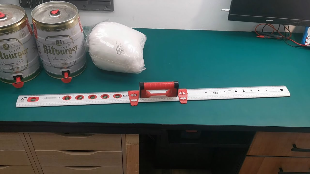 PARKSIDE Ruler and Level with Handle (from Lidl or Kaufland) - test and review