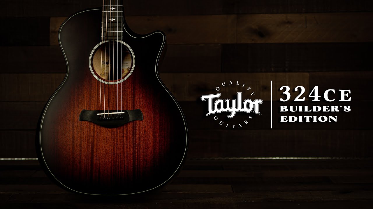Sims Music - Taylor 324CE Builder's Edition Shaded Edgeburst - Demo