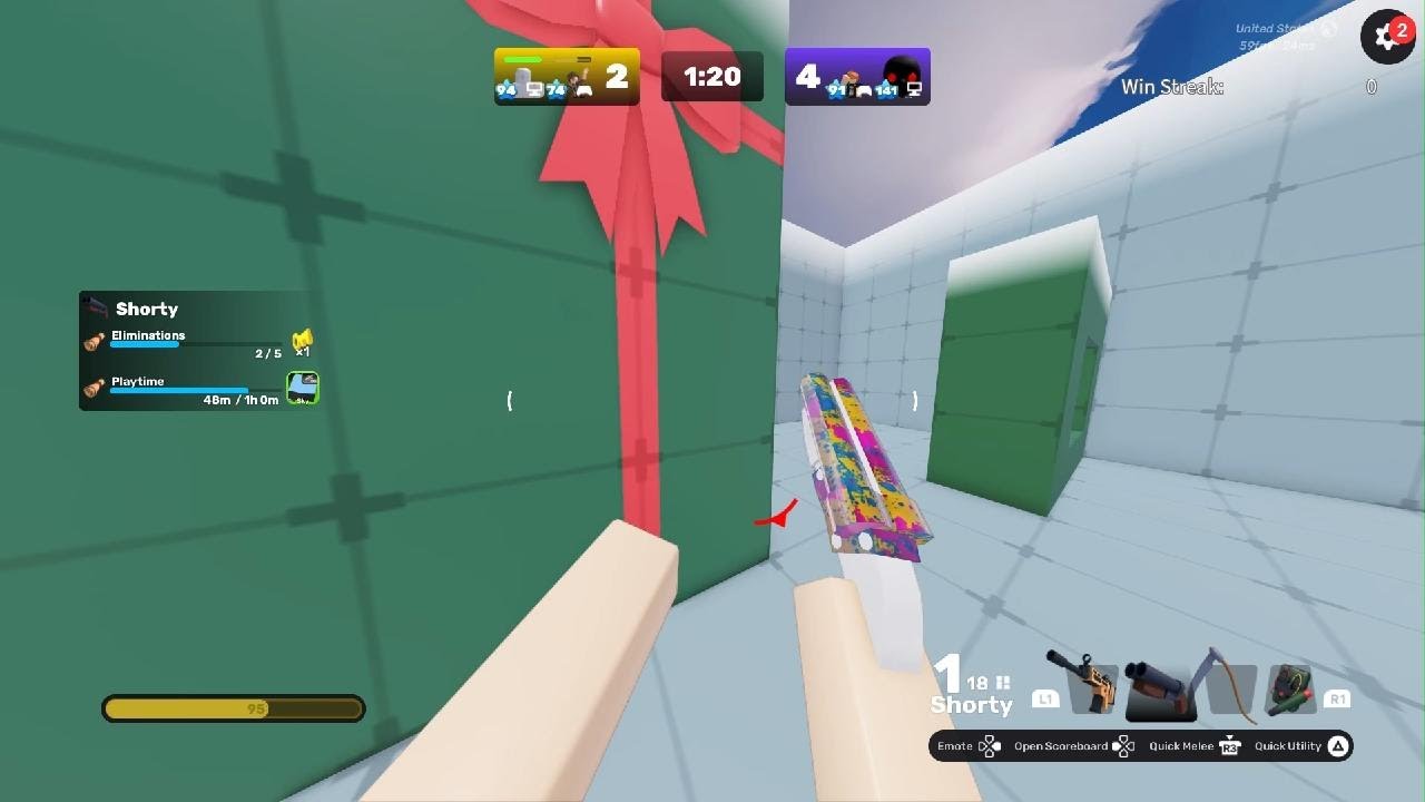 Playing rivals but we use radom load outs