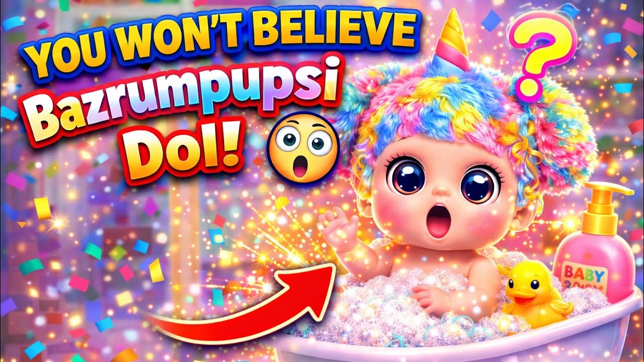 	“Bathing My Pupsi Doll – The Cutest Surprise Inside! 😍”#satisfying #toys #doll 