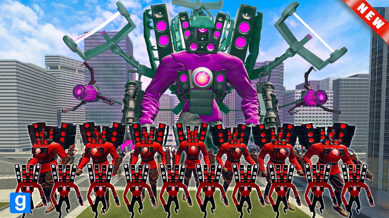 NEW EVOLUTION SPEAKERMAN TITAN VS 1-100 SKIBIDI TOILET BOSSES, ASTRO GMAN!