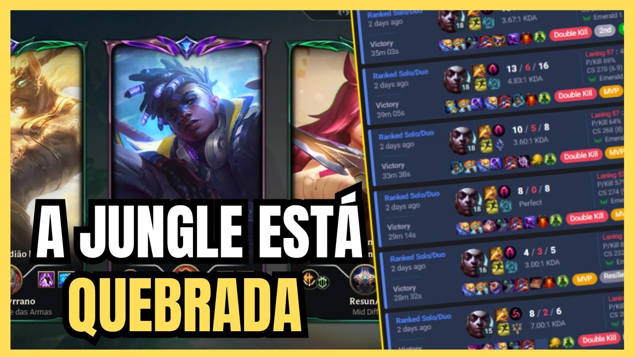 EKKO FINALMENTE É TIER 1 NA JUNGLE?!