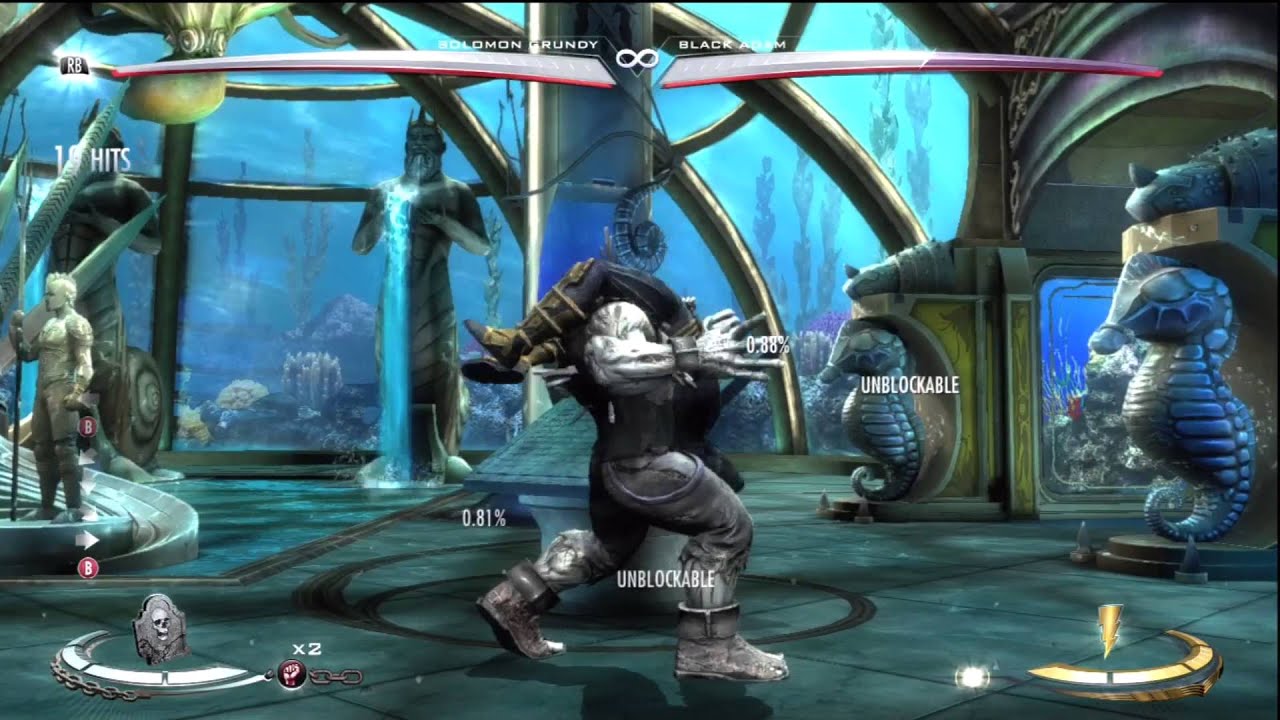 Injustice Gods Among Us Solomon Grundy Combos