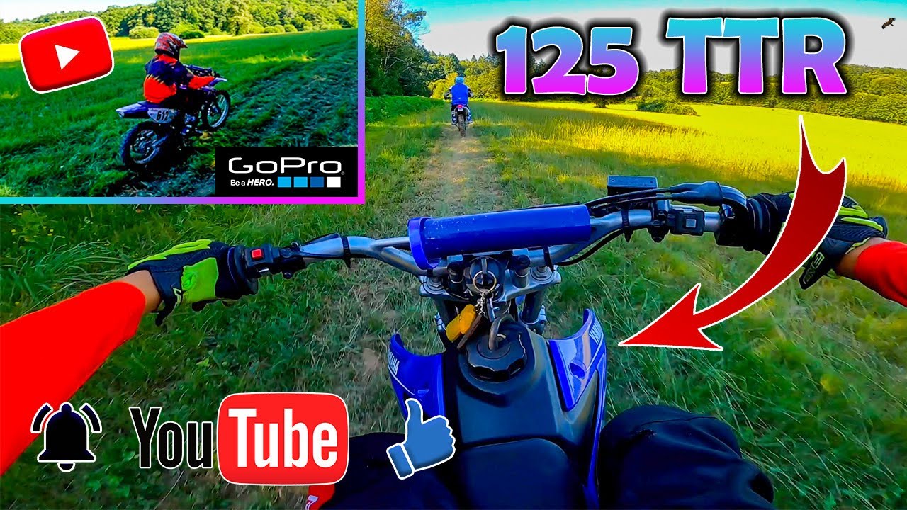 Sortie en Yamaha 125 TTR à travers les bois