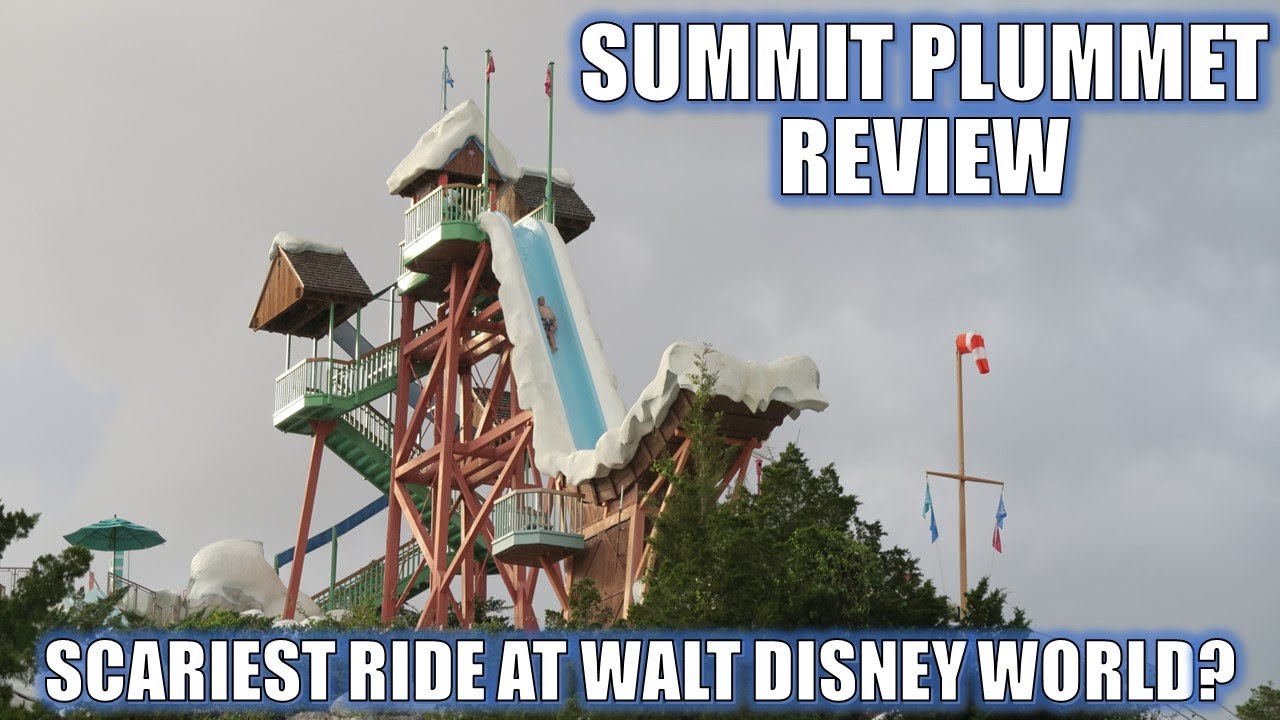 Summit Plummet Review (Updated), Blizzard Beach Speed Slide | Scariest Ride at Walt Disney World?