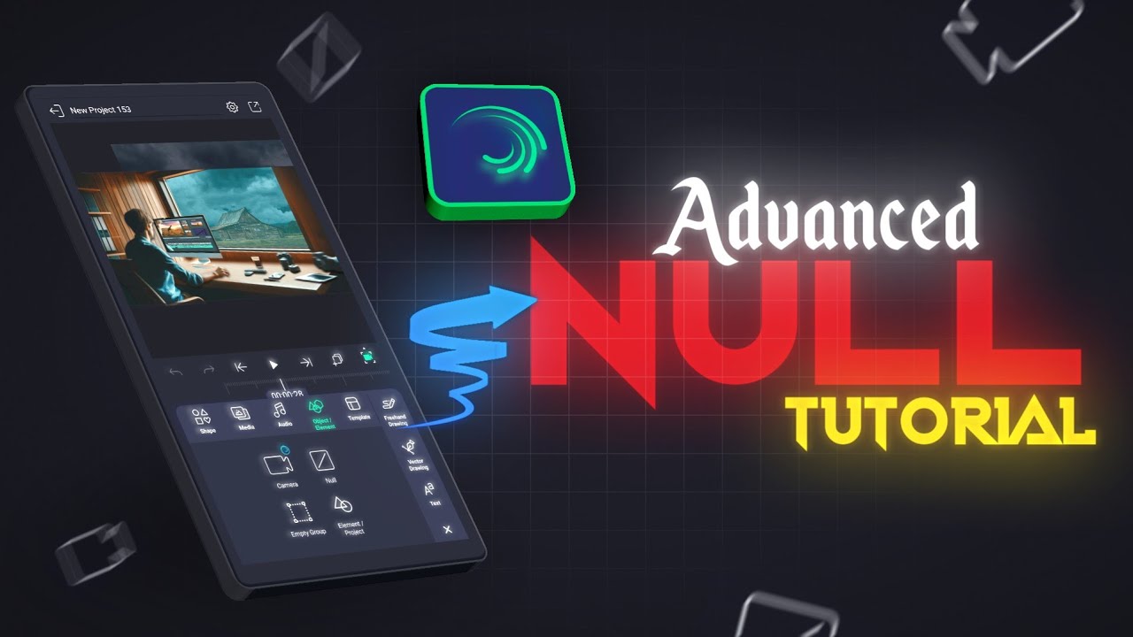 Advanced Null Object Tutorial | How to Use Null Layer in Alight Motion in Hindi
