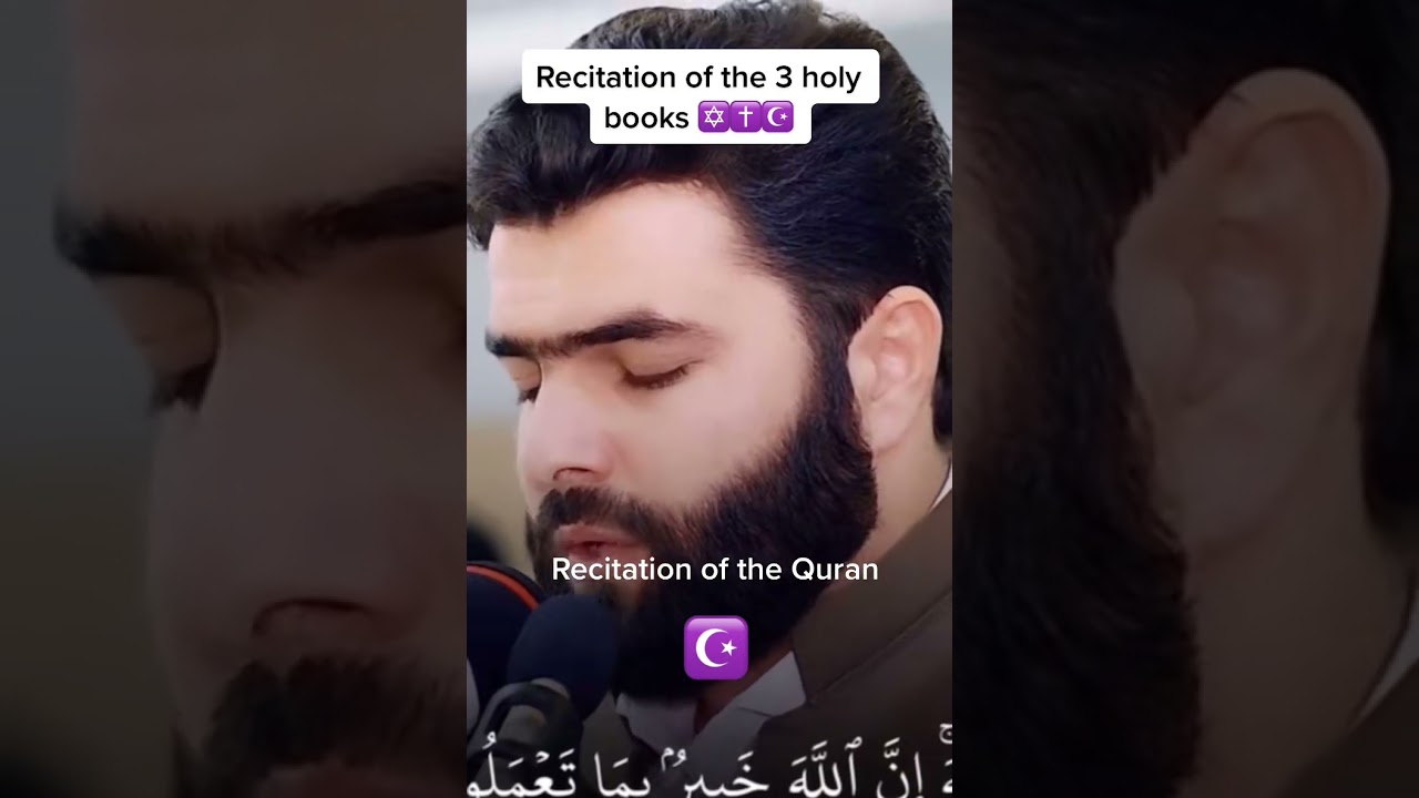 Recitation of 3 Holy Books - Torah | Bible | Quran
