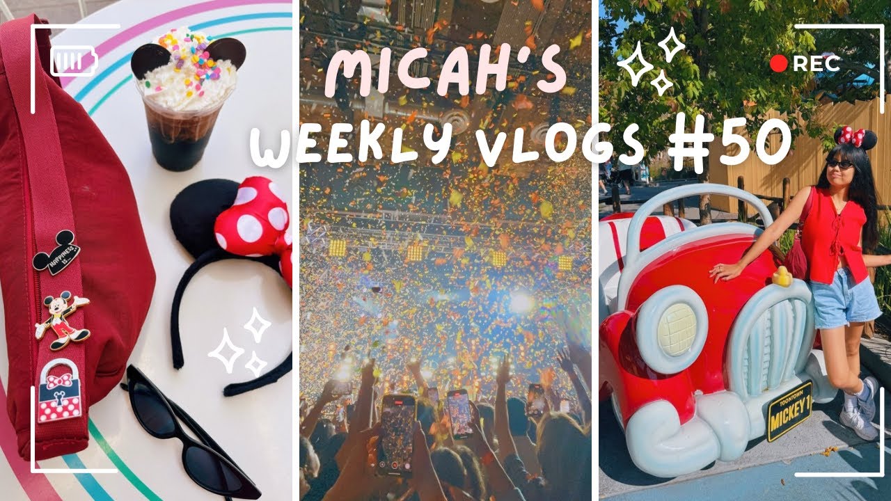 A VERY quick Disneyland Trip + ALEX WARREN Concert at HOB Anahiem | Weekly Vlog #50