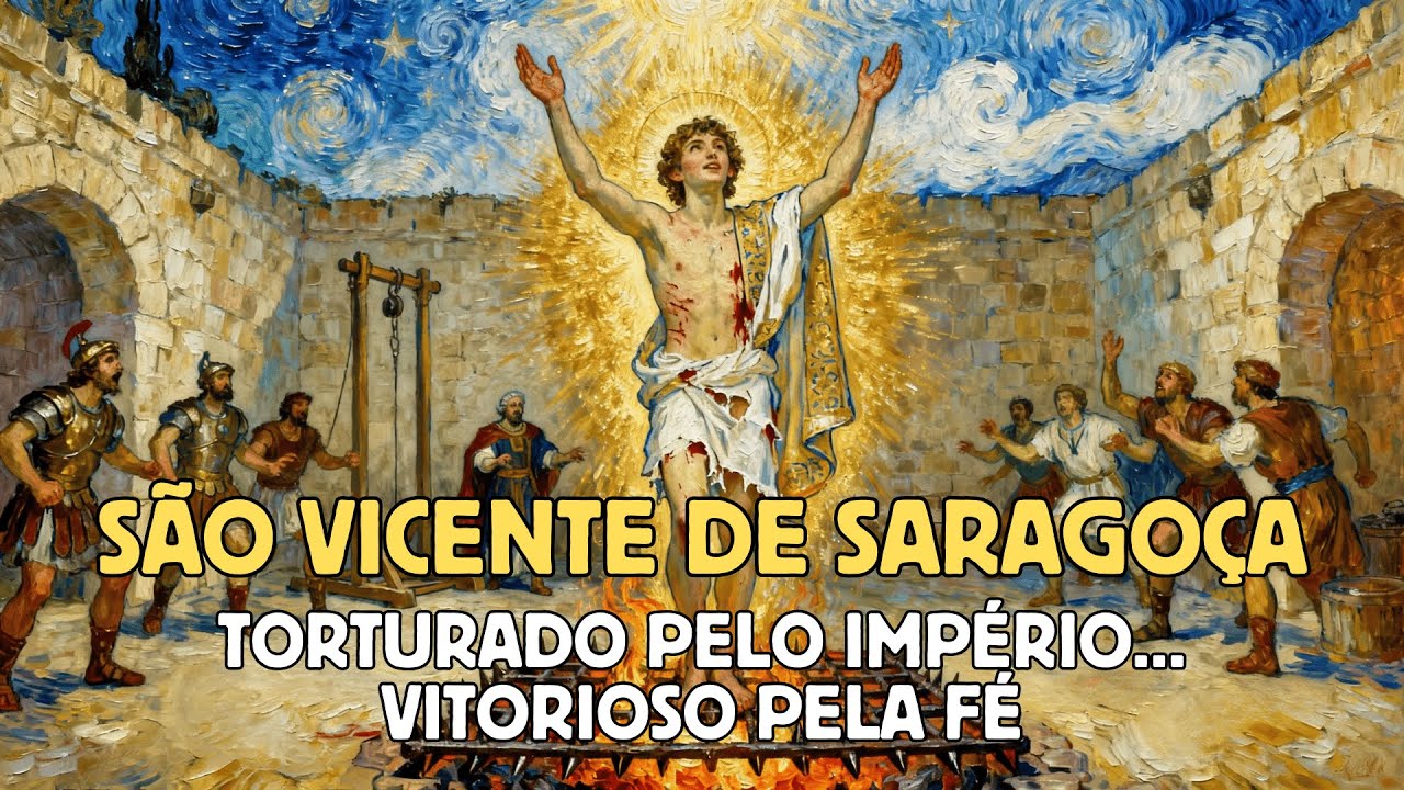 22 de Janeiro - SÃO VICENTE DE SARAGOÇA: A Verdadeira História de Fé Inabalável